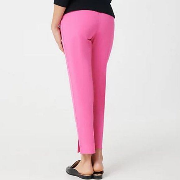 Isaac Mizrahi Special Edition Stretch Ankle Pants - Picture 2 of 3